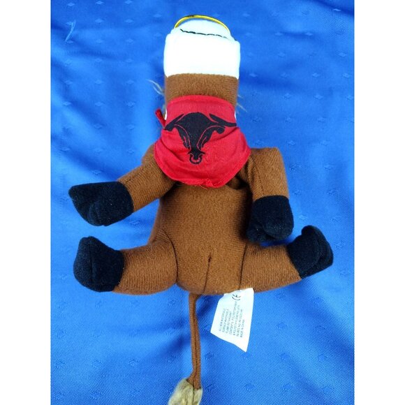 Bull Plush Earnhardt Auto Center 7 In Steer Red Bandanna Western Animal Toy - Picture 5 of 10